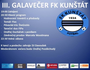 Galavečer FK Kunštát!!!!!