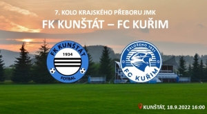 Sestřih utkání FK Kunštát - FC Kuřim
