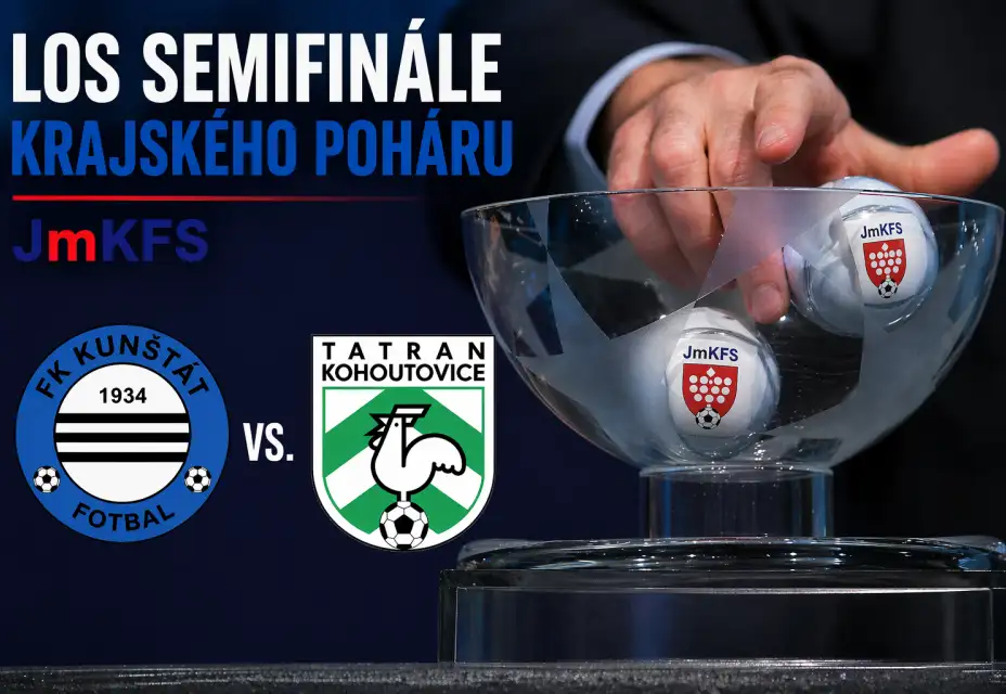 Semifinále Krajského poháru je vylosováno
