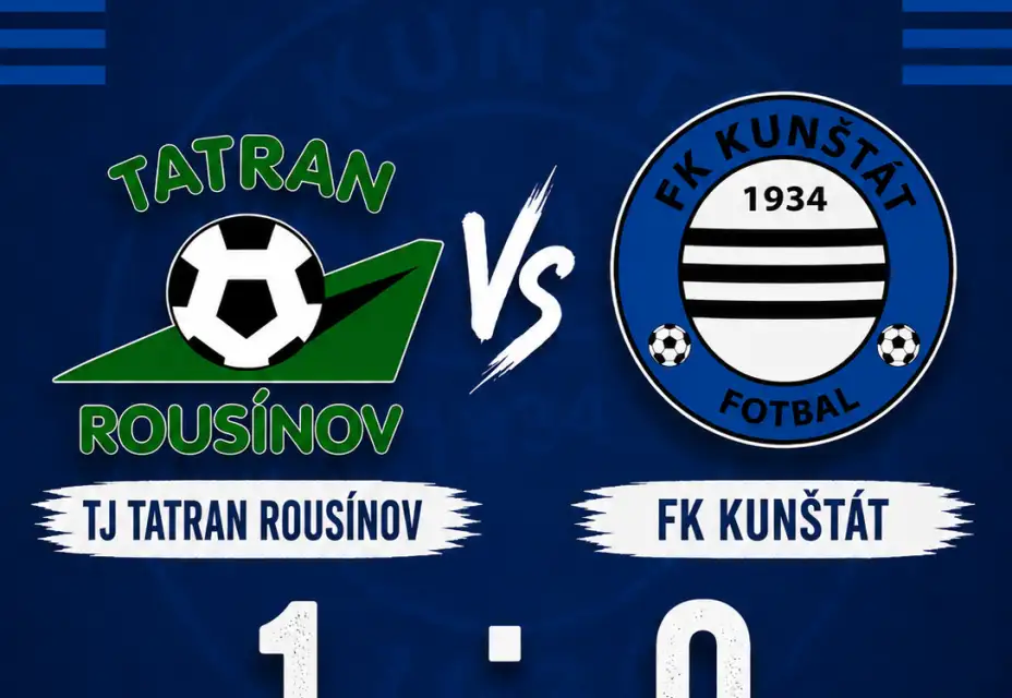 Kunštát prohrál těsně v Rousínově