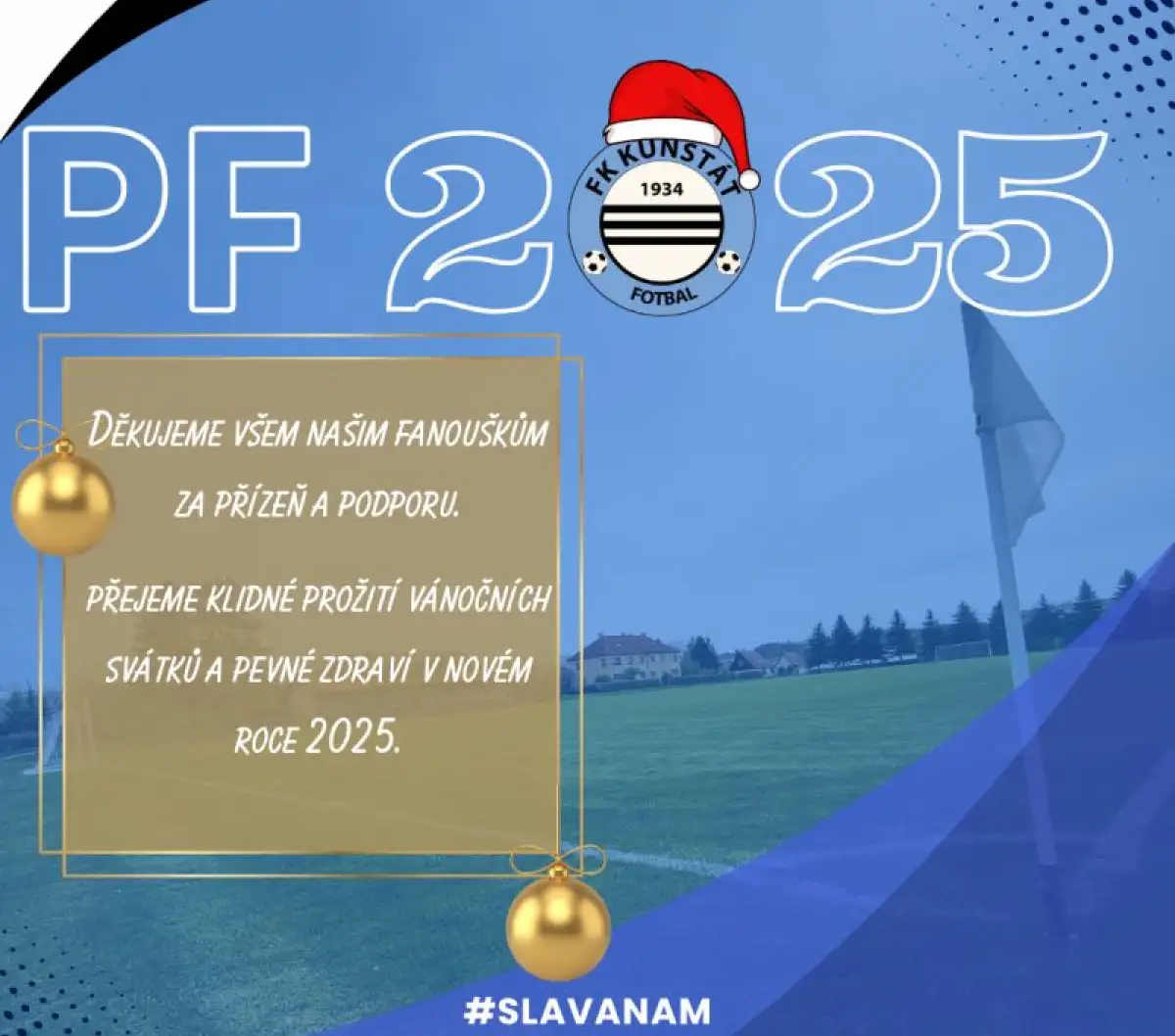 FK Kunštát přeje krásné prožití vánočních svátků