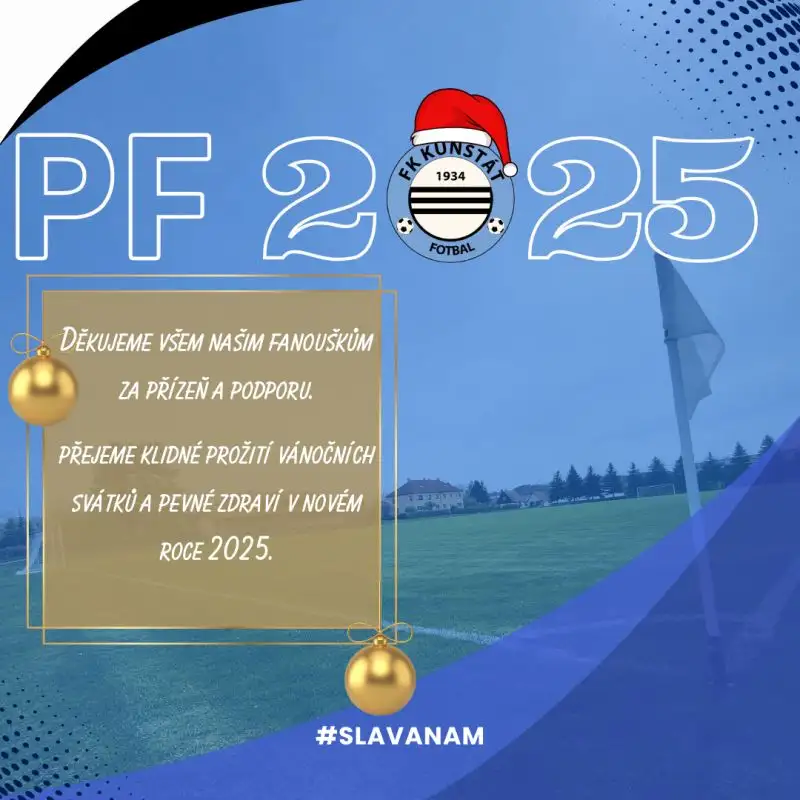 FK Kunštát přeje krásné prožití vánočních svátků
