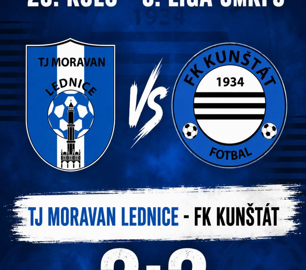 Z Lednice vezeme bod za remízu 2:2