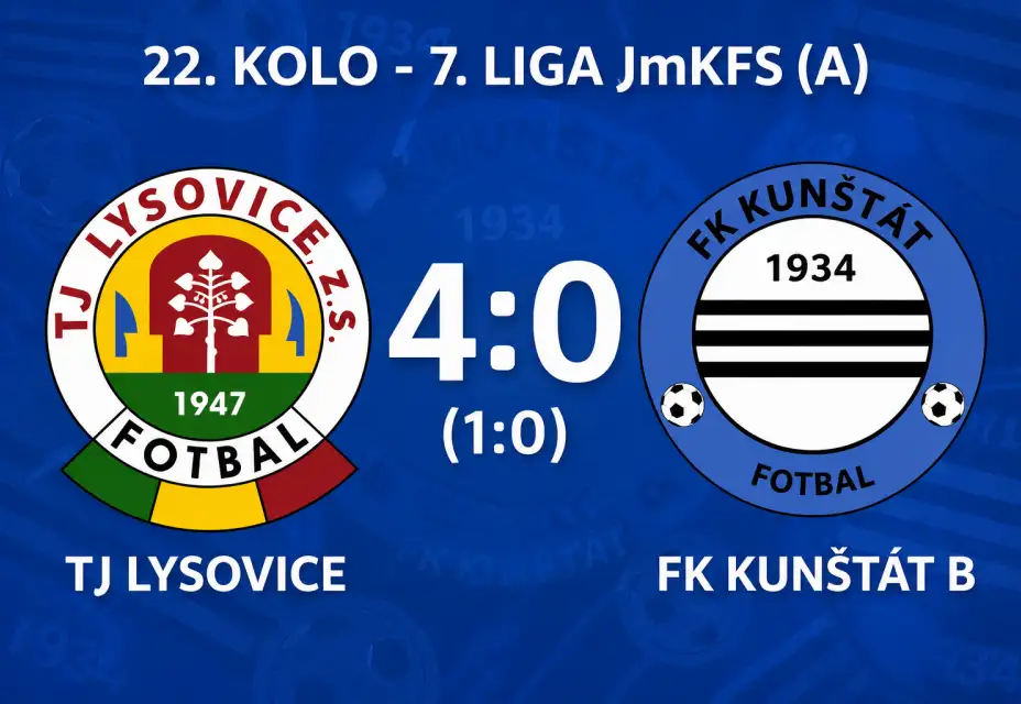 B tým v Lysovicích 4x inkasoval a odjíždí s prázdnou