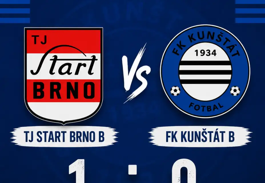 B tým prohrál v posledním zápase sezóny na Lesné se Startem Brno B