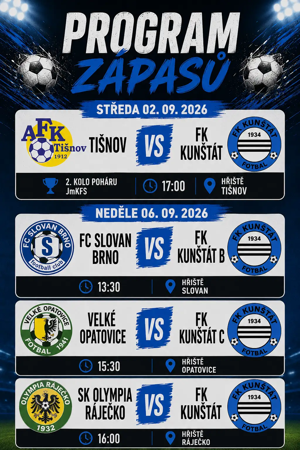 Program tohoto týdne
